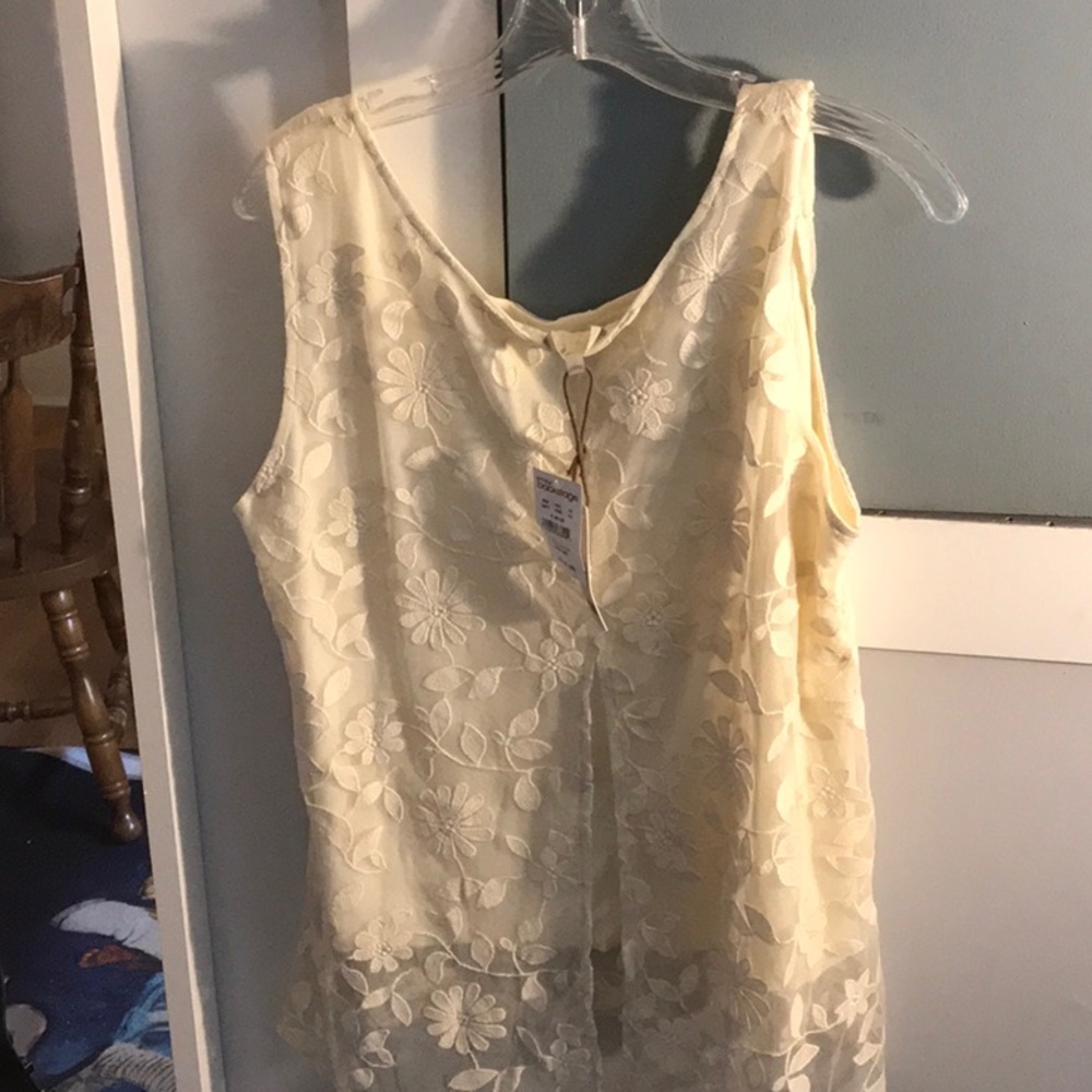 White floral dress